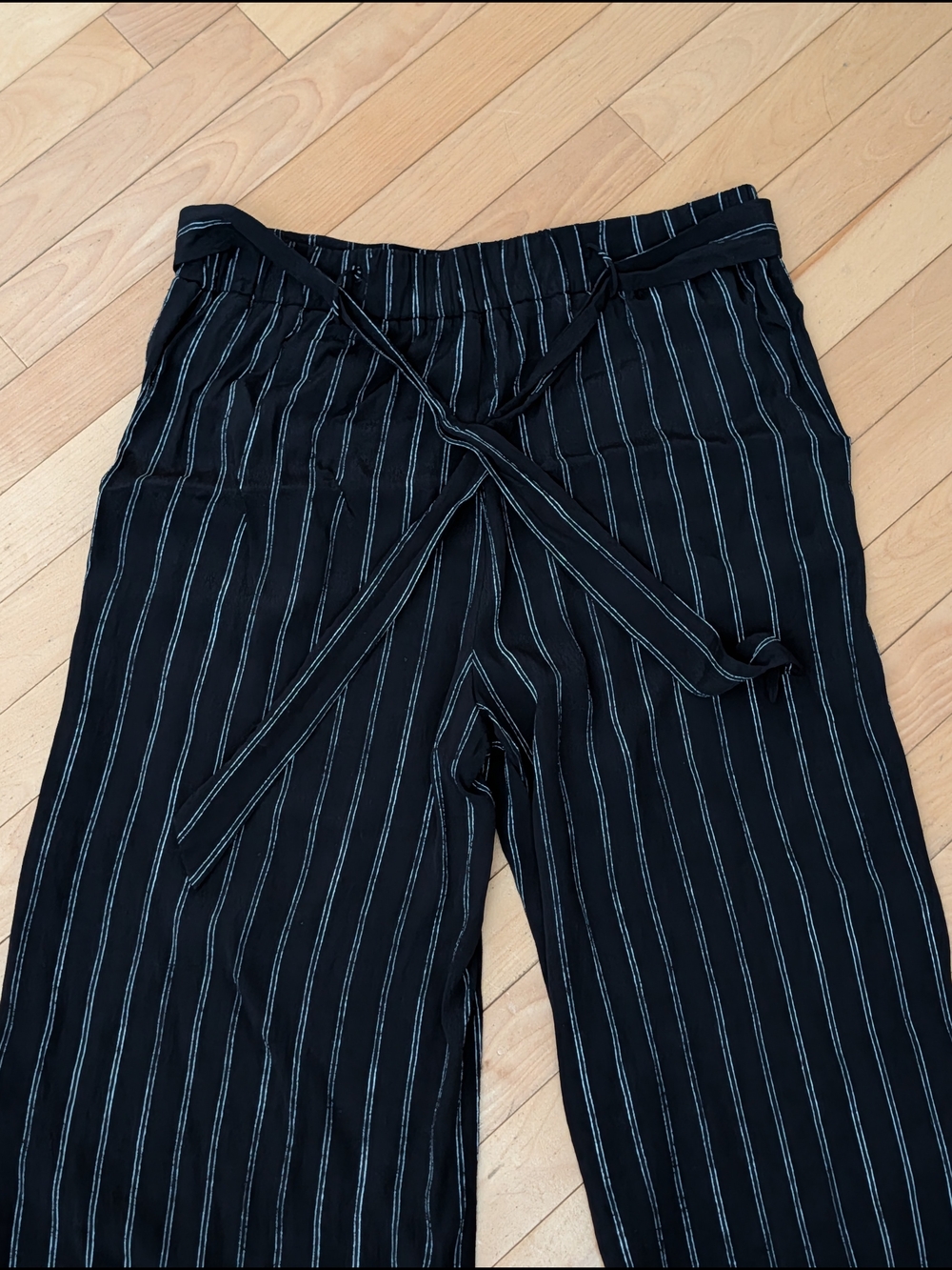Wilfred Pinstripe Wideleg Pants - Picture 4 of 7